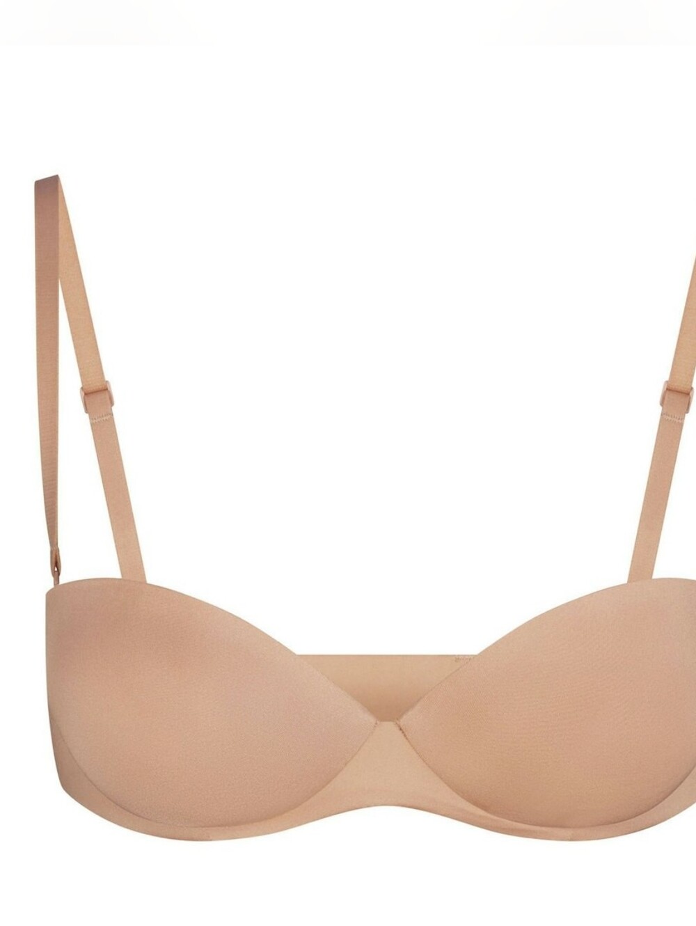 Skims Ultimate Strapless Push-Up Bra in color Clay